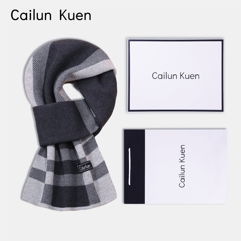 Muffler Men Wool - Yeni Erkek Çok Yönlü Yün Karışımlı