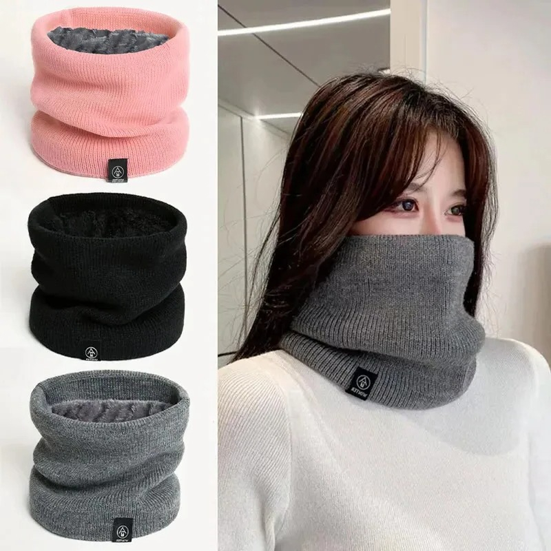 Muffler Men Wool - Moda Kadın Örme Eşarp Düz Kaşmir