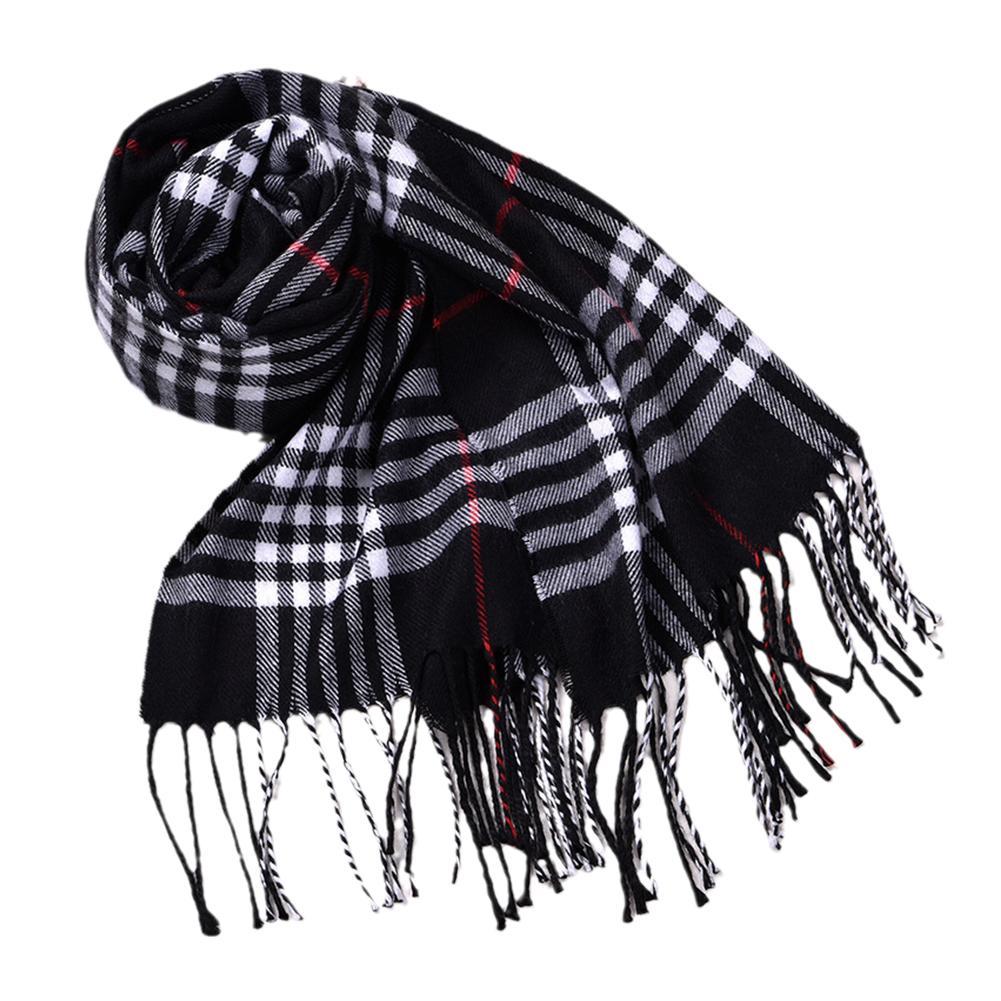 Muffler Men Wool - İngiliz Tarzı Kış Atkılar Sahte Kaşmir