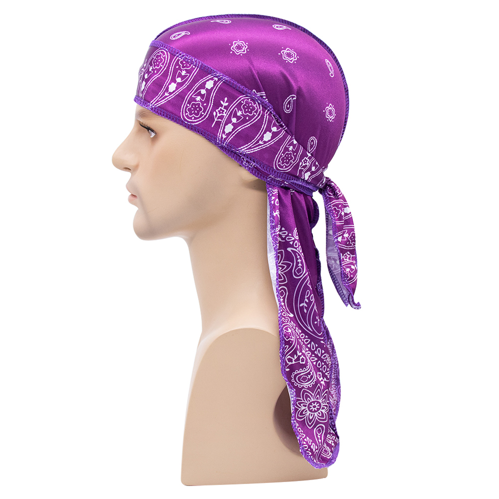 Bandana Doo Rag - Uzun Kuyruklu İpeksi Eşarp Müslüman Unisex
