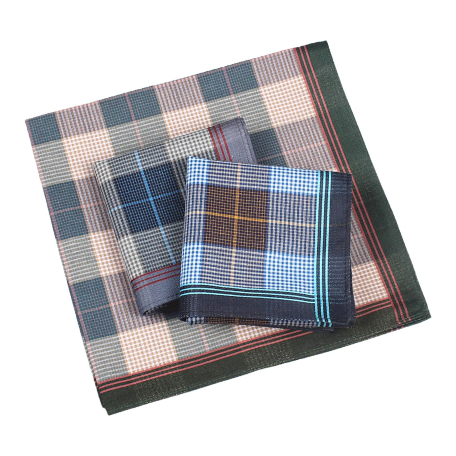 Handkerchief Cotton Men - 6 adet cep karesi mendiller, evrensel