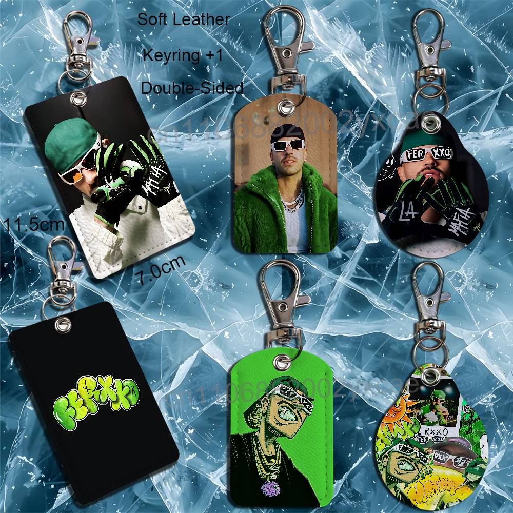 Lanyard Badge Holder - FERXXO VOL X Sagrado Feid Deri