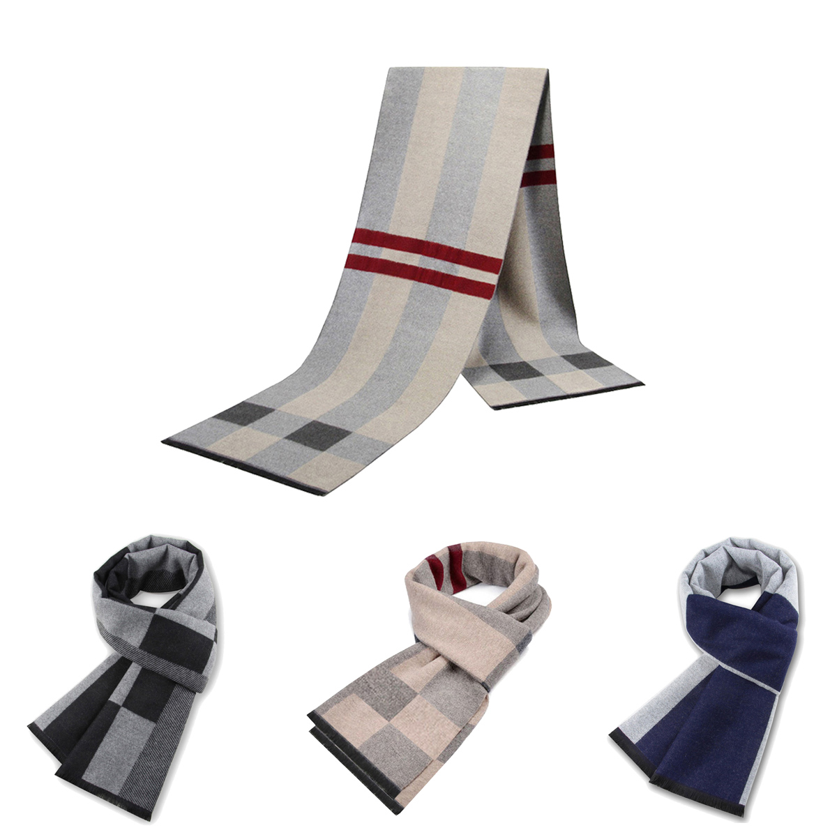 Muffler Men Wool - Erkekler Eşarp Adam Kış Kopya Kaşmir