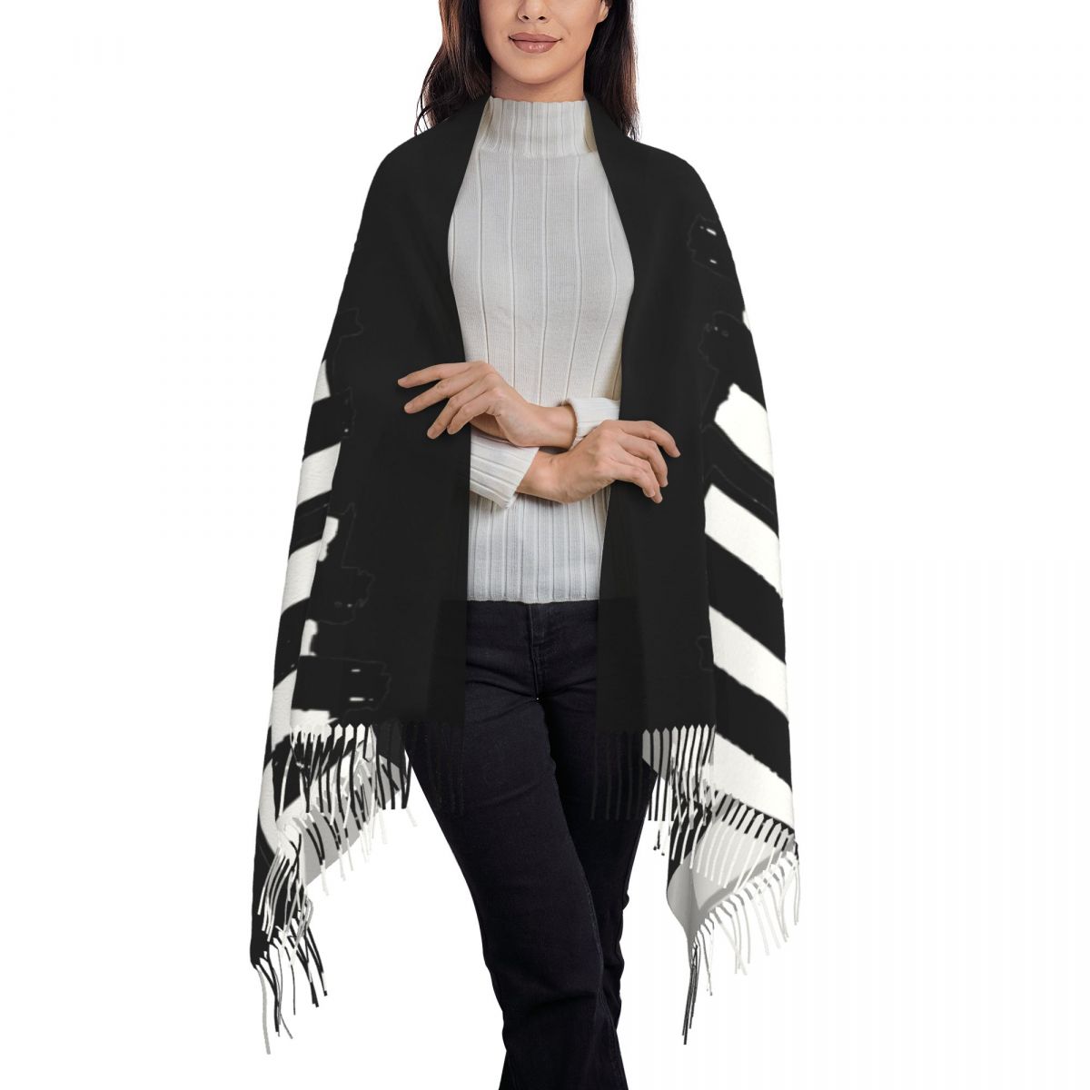 Minimalist Piyano Tuşları Dese - Pashmina Wrap Large incelemesi ve fiyatı