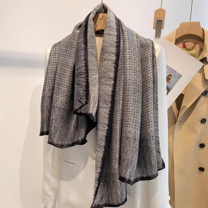 Büyük Boy 110x110cm Gerçek İpe - Pashmina Wrap Large incelemesi ve fiyatı