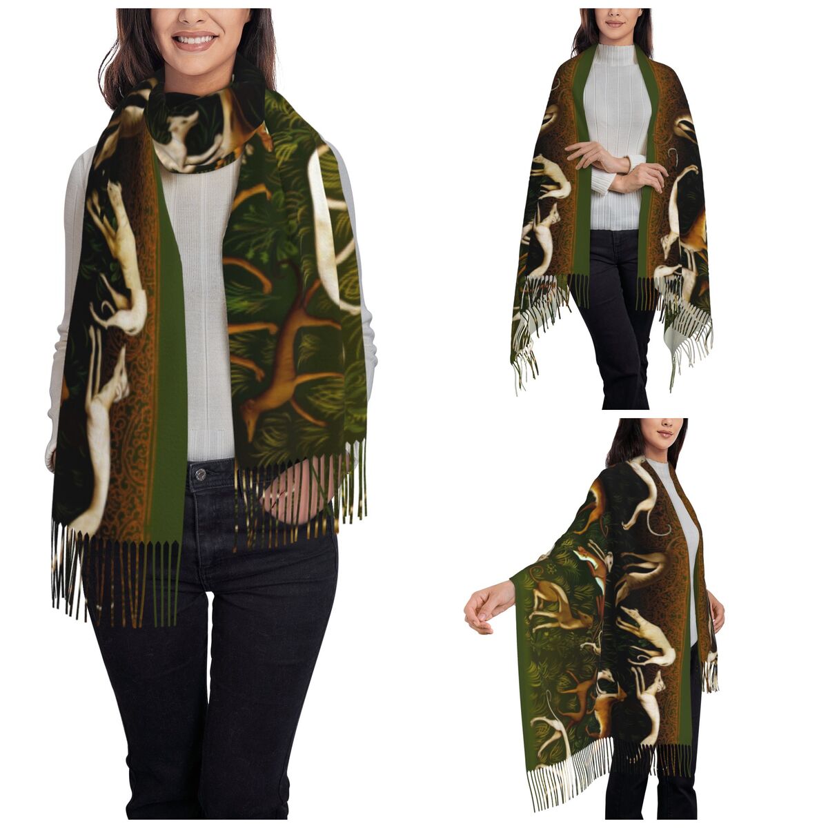 Greyhounds Şal Wrap Kadınlar K - Pashmina Wrap Large incelemesi ve fiyatı