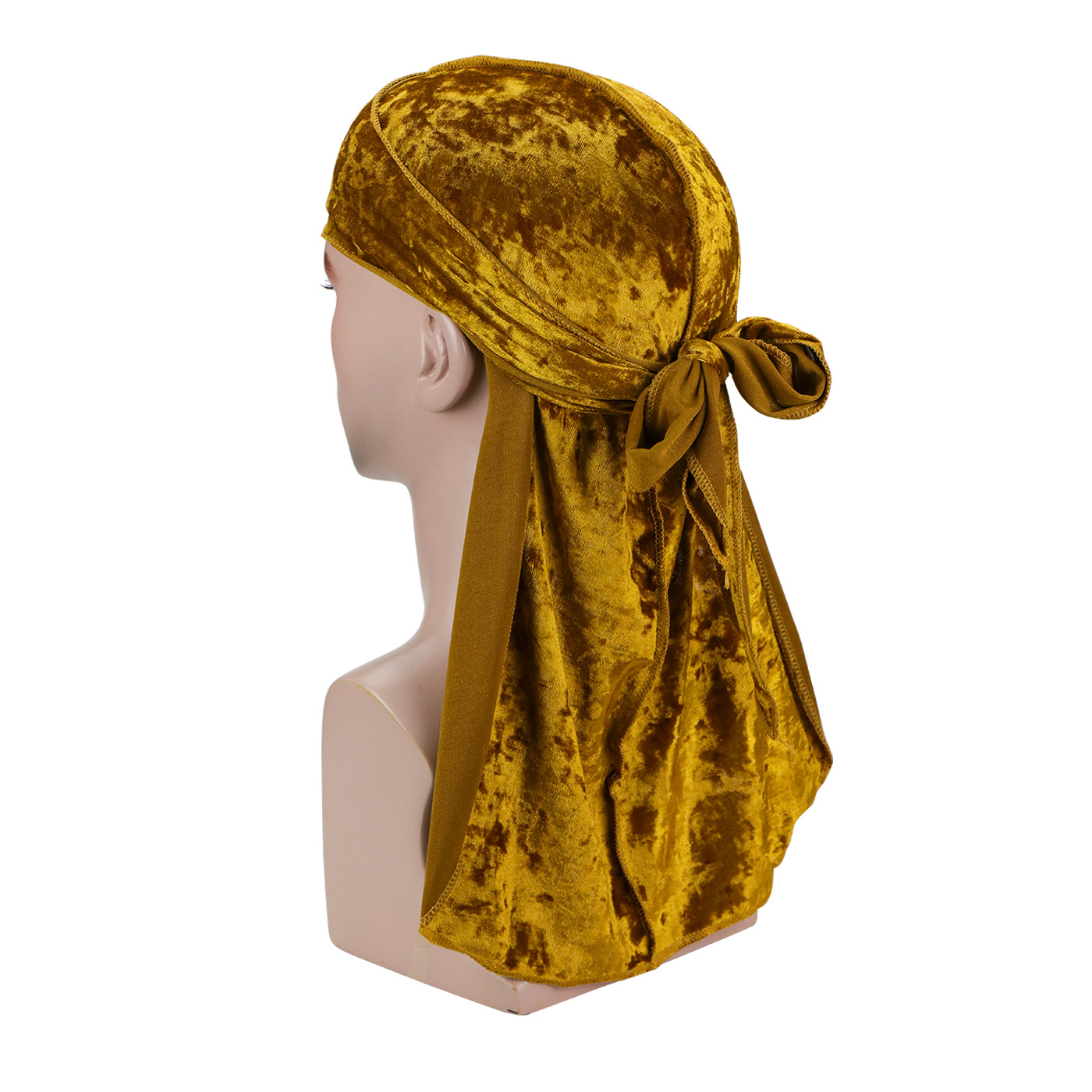 Unisex Elmas Desenli Kadife Du - Bandana Doo Rag incelemesi ve fiyatı