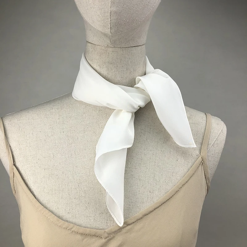 Yeni Kadın ipek eşarp Kare Boy - Ascot Neck Scarf incelemesi ve fiyatı