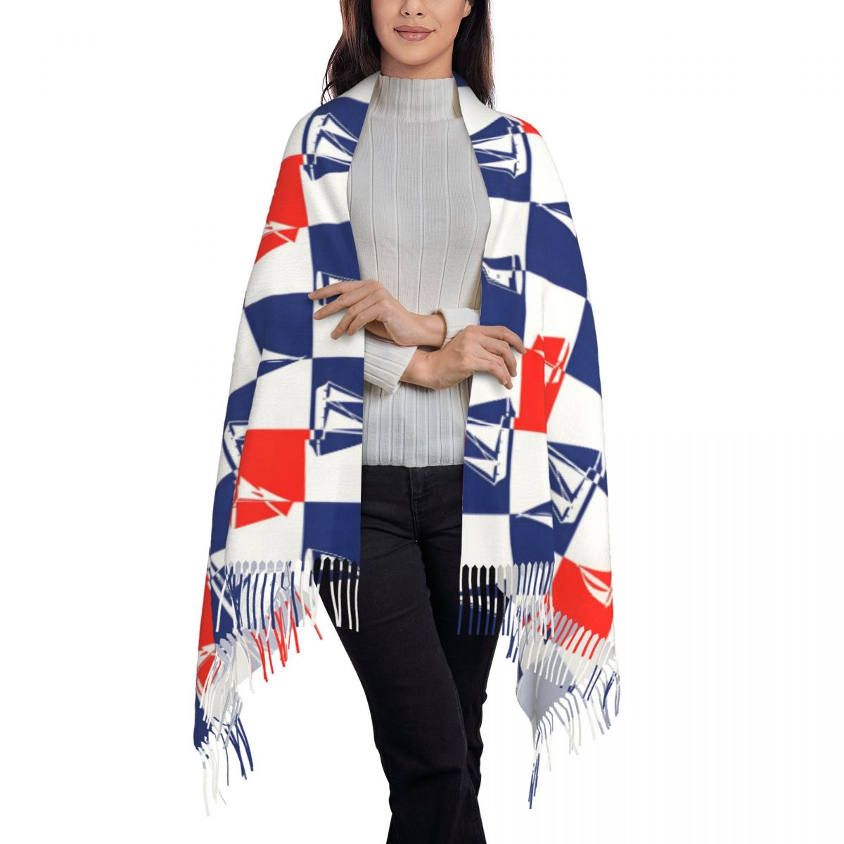 Yelkenli Gemi Okyanus Eşarpı S - Pashmina Wrap Large incelemesi ve fiyatı