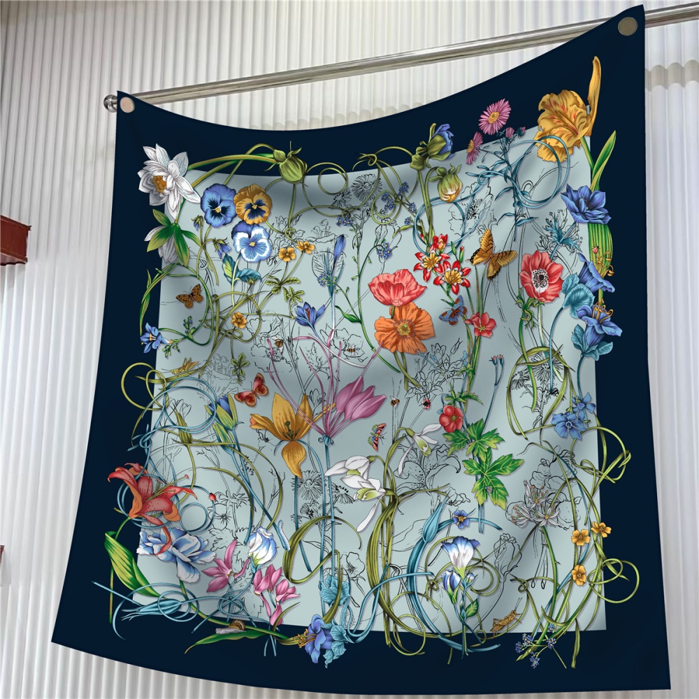 Ipek Eşarp Kadın Çiçek Baskılı - Silk Neck Scarf incelemesi ve fiyatı