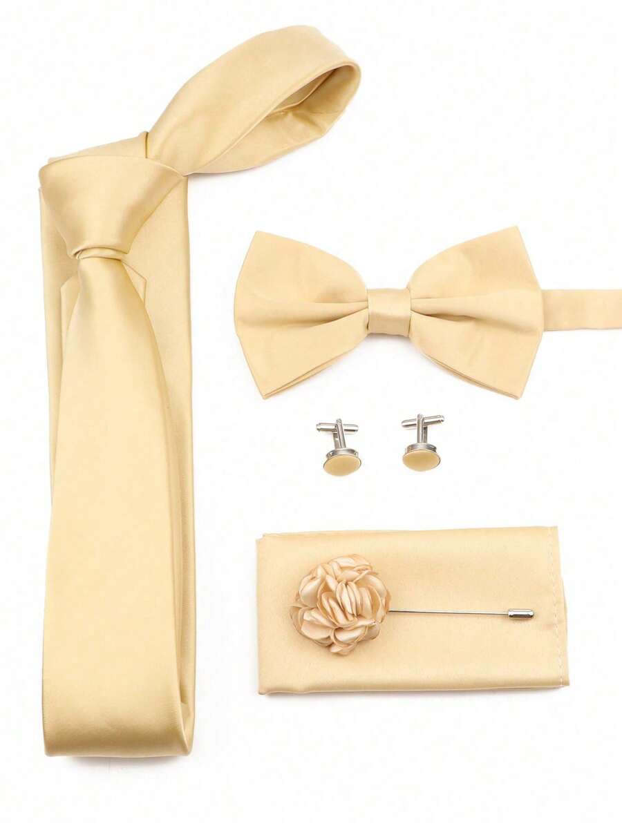SGIAWETA-5 parça/Set Şampanya  - Pocket Square Set incelemesi ve fiyatı