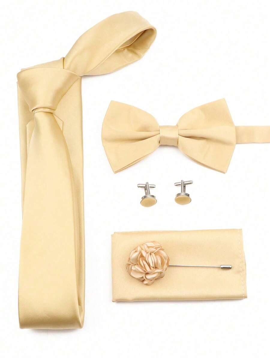 SGIAWETA-5 parça/Set Şampanya  - Pocket Square Set incelemesi ve fiyatı