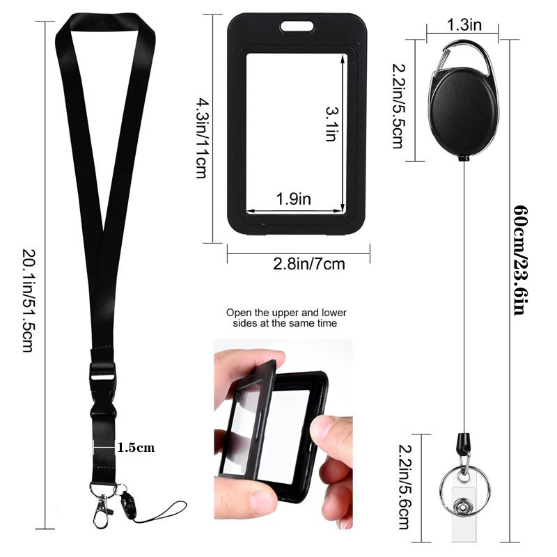 3 Adet Plastik Rozet Çalışan R - Lanyard Badge Holder incelemesi ve fiyatı