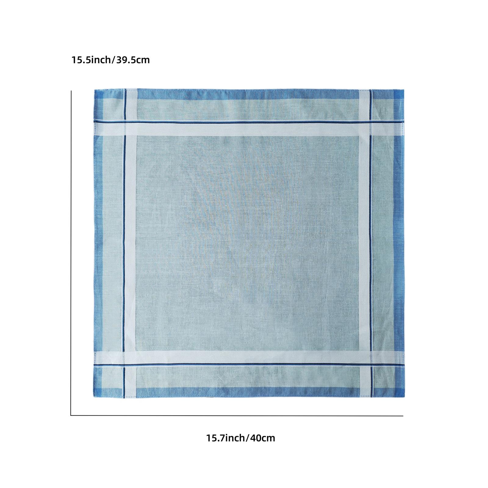 6 Adet Cep Mendili 40cm Pamukl - Handkerchief Cotton Men incelemesi ve fiyatı