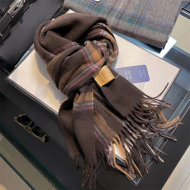 Yüksek Kaliteli Saf %100 Yün E - Muffler Men Wool incelemesi ve fiyatı
