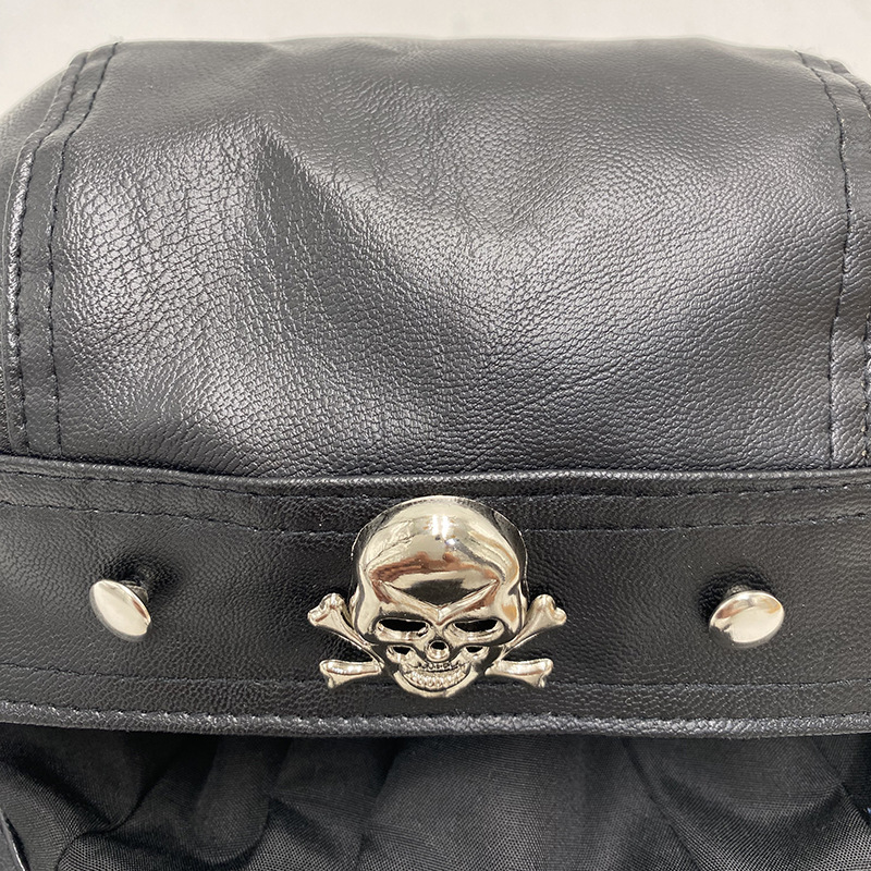 PU Deri Siyah Biker Ayarlanabi - Bandana Doo Rag incelemesi ve fiyatı