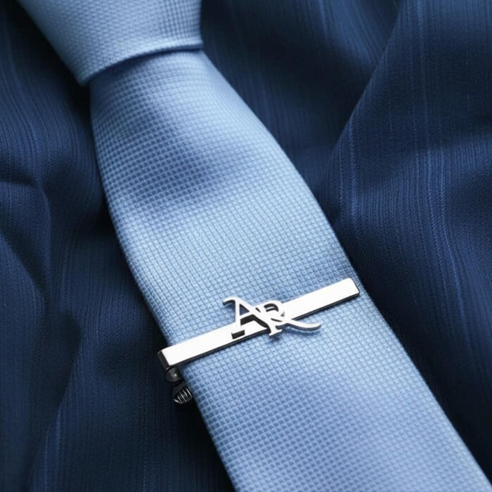 Kişiselleştirilmiş Baş Harfli  - Tie Clip Silver incelemesi ve fiyatı