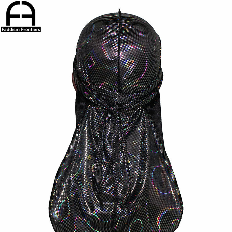 Yeni erkek renkli parlak ipeks - Bandana Doo Rag incelemesi ve fiyatı