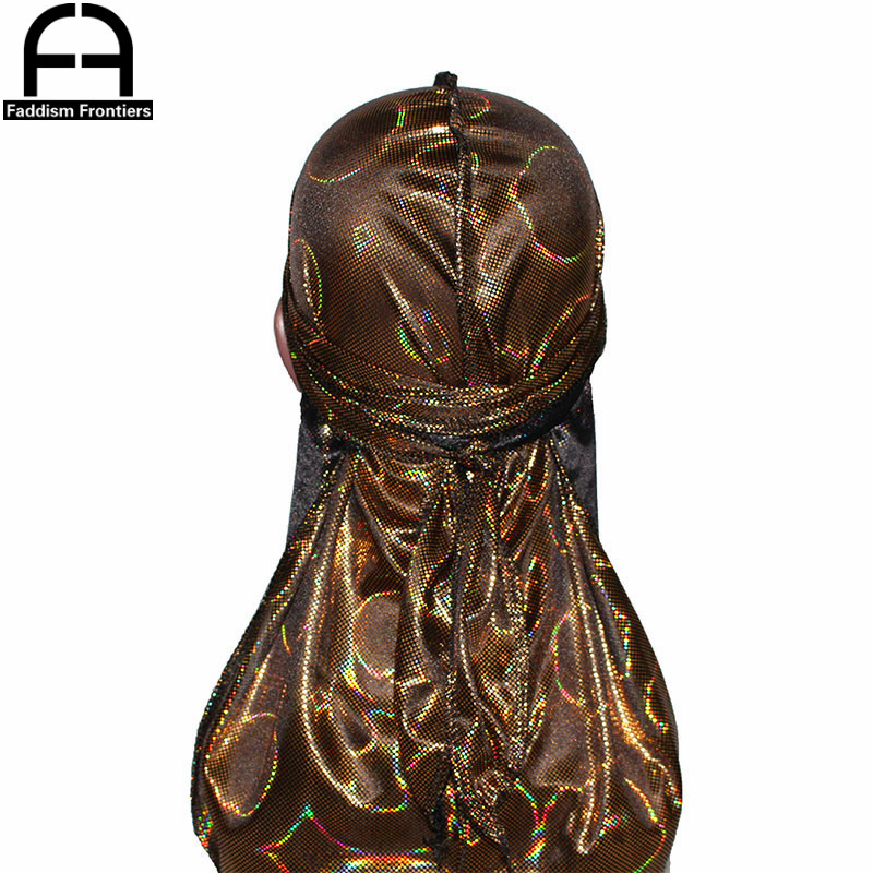 Yeni erkek renkli parlak ipeks - Bandana Doo Rag incelemesi ve fiyatı