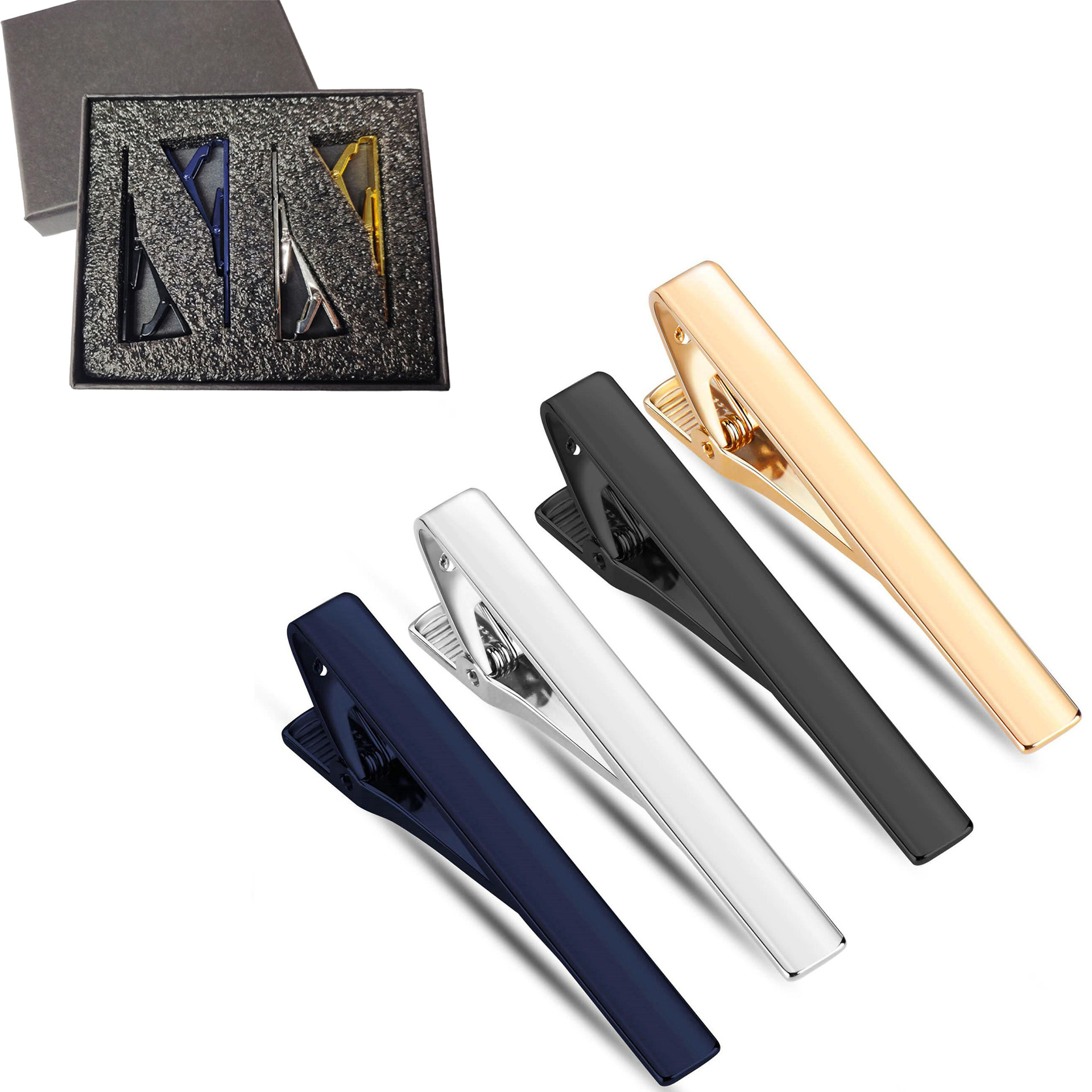 Metal Kravat İğneleri 1/4/6 Ad - Tie Bar Set Gift incelemesi ve fiyatı