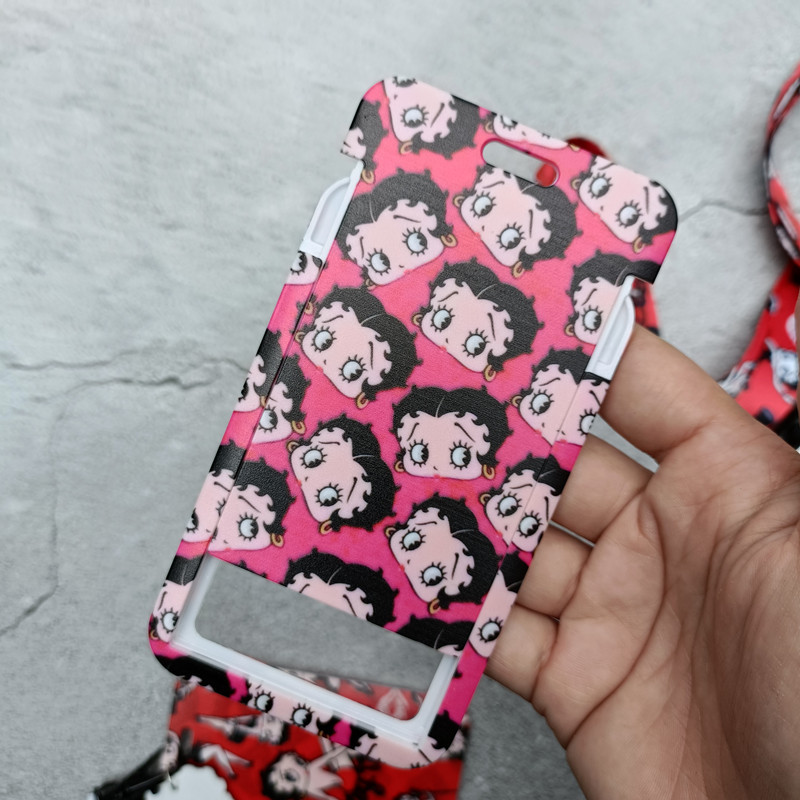 Betty Boop serisi anime otobüs - Lanyard Badge Holder incelemesi ve fiyatı