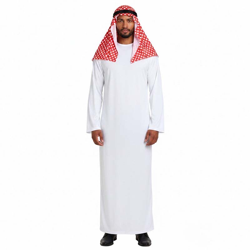 Geleneksel Arap Kostümü Arap C - Ascot Neck Scarf incelemesi ve fiyatı