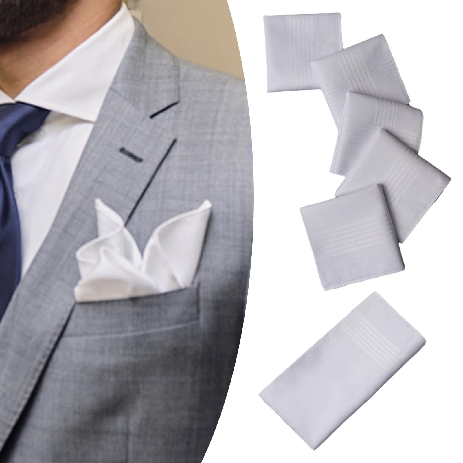 6x Erkek Mendil Hankies Hediye - Handkerchief Cotton Men incelemesi ve fiyatı