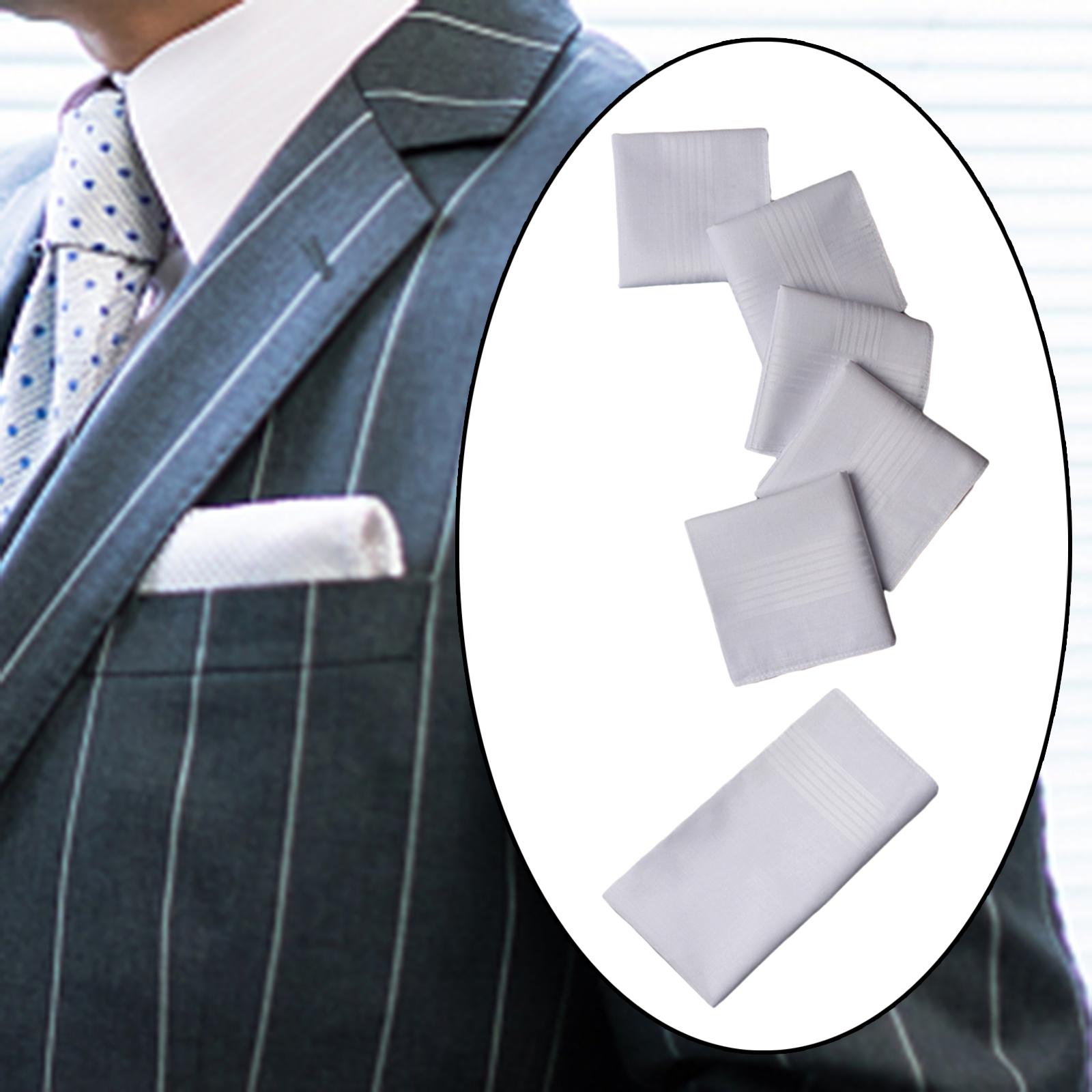 6x Erkek Mendil Hankies Hediye - Handkerchief Cotton Men incelemesi ve fiyatı