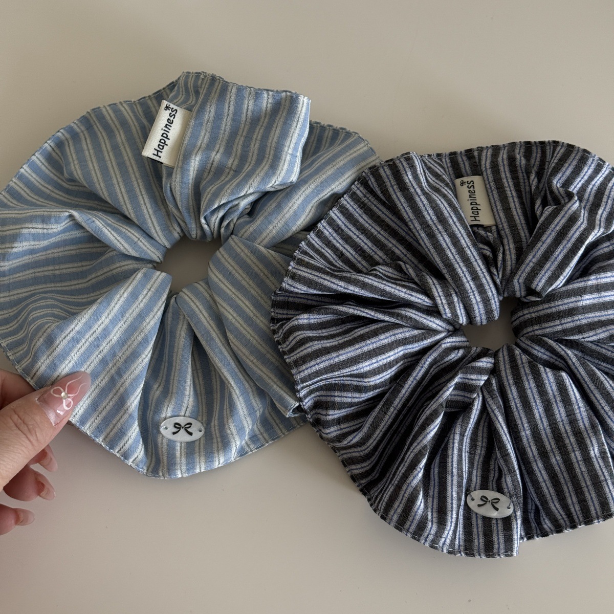 Kore Moda Şerit Saç lastik ban - Silk Tie Striped incelemesi ve fiyatı